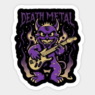 death metal Satanic Baphomet cat Sticker